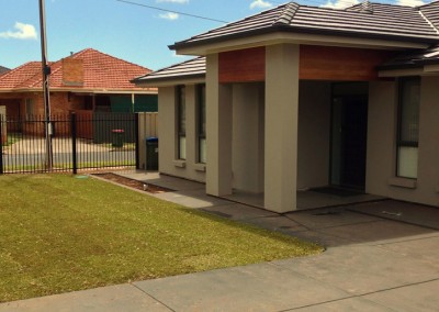 Colour Thru concrete driveway at Clearview